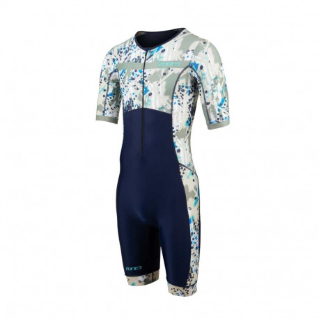 Activate Plus trisuit Full zip triatlonový dres s krátkym rukávom v 3 farbách pánsky Zone3